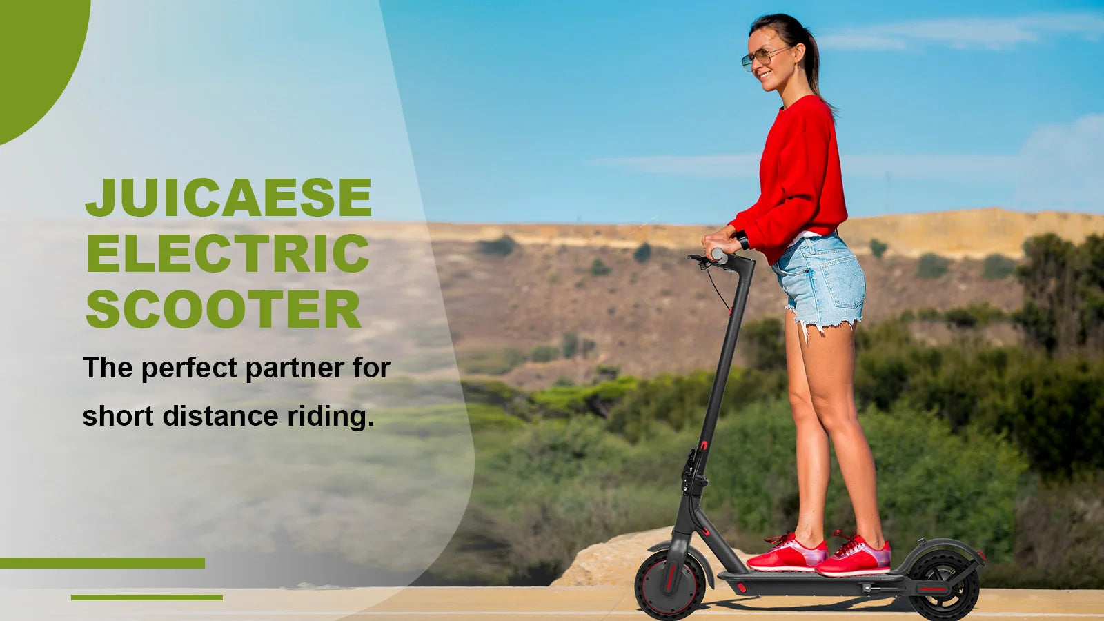 2025 JUICEASE TX01 Electric Scooter 350W Motor 36V 7.8Ah 25 KM Range 31KM/ 8.5 Inch Tires with APP Foldable Adult Kick I Scooter.