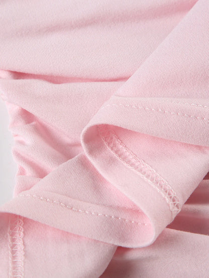 Casual Women's Fashion One-shoulder Strap Basic T-shirt Oblique Shoulder Personality Slim Hot Girl Long Sleeve.