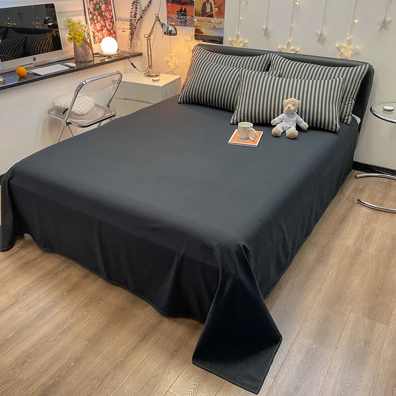 Nordic Plaid Pattern Wash Cotton Bedding Set Duvet Cover Pillowcase Bed Sheet Set Comforter Cover Bed Linens Set Queen King Size.