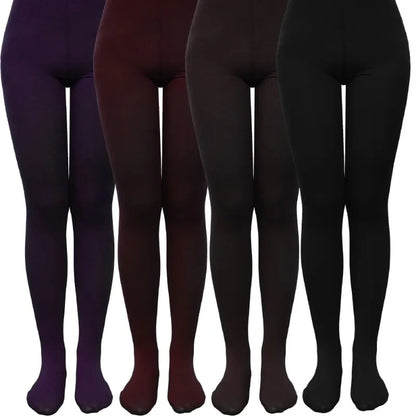 Winter Warm Women's Leggings Thermal Pants Polar Pantyhose Sock Lined Pants Velvet Tights Skin Effect High Waist Wool Leggings