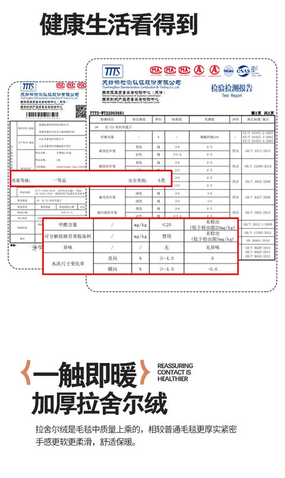 Double Sided Printed Autumn Winter Blankets for Bed Soft Warm Encrypted Flocking Raschel Blanket Skin Friendly Weighted Blanket.
