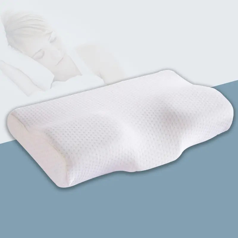 Memory Foam Bed Orthopedic Pillow Neck Protection Slow Rebound Memory Pillow Butterfly Shaped Health Cervical Neck.