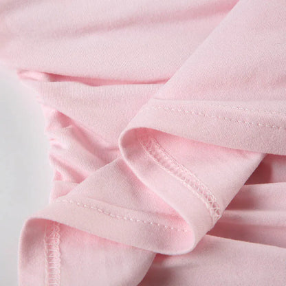 Summer Lace-Up T-Shirts Vest For Women Long Sleeve High Waist Cropped Y2k Top Pullover Female 2025 New Tank Top.