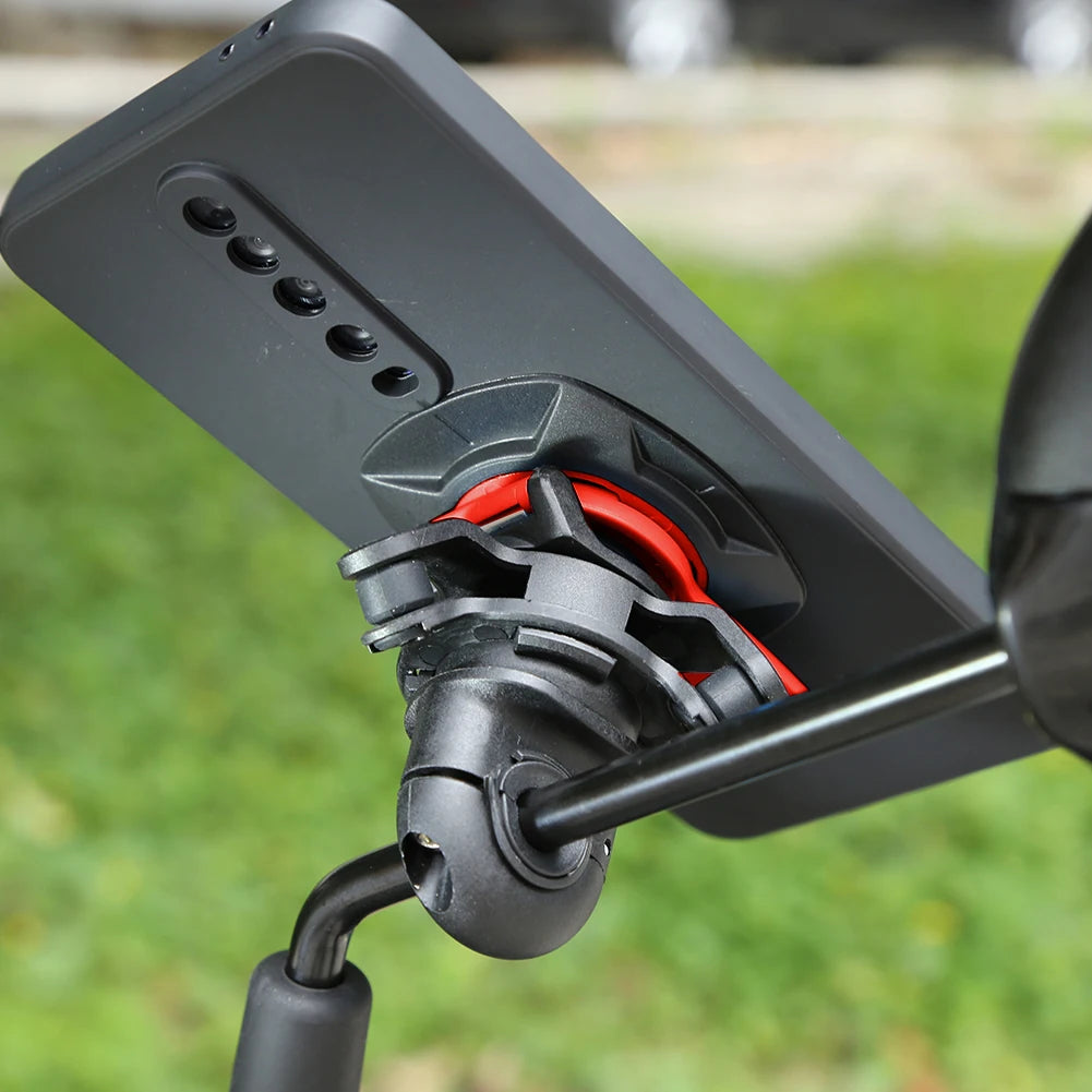 Universal Motorcycle Bike Phone Holder Stand Bicycle Phone Bike Holder 360° Rotatable Support Security Bracket Quick Release.