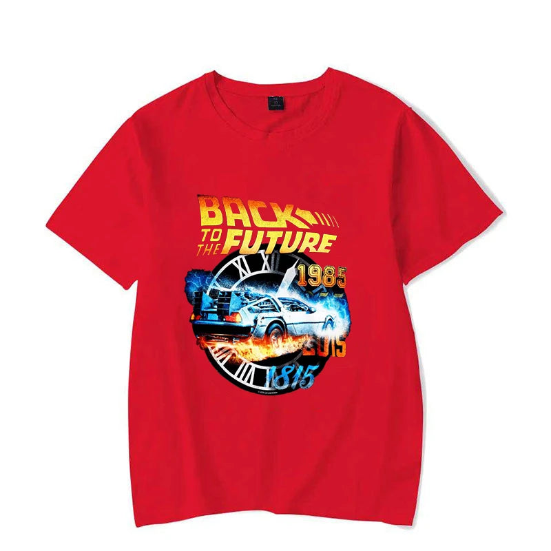 Hot Back To The Future T-Shirt Men Women Fashion Y2k Harajuku T Shirt Summer Cool Short Sleeve Hip Hop Top Tee.