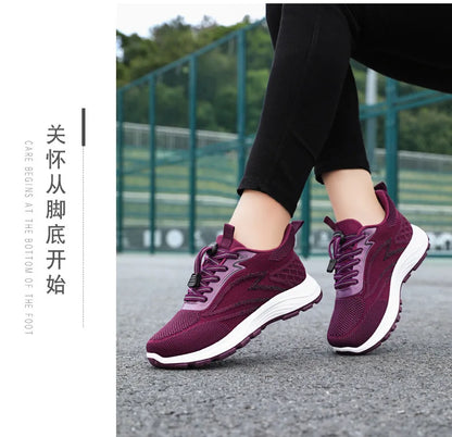 2025 Spring Women's Casual Sports Shoes Breathable and Comfortable Outdoor High Quality Single Shoes Trendy Women's Shoes