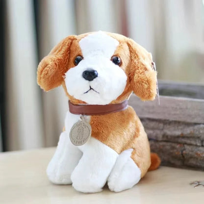 20CM Cute Puppy Plush Toy Kawaii Small Pet Dog Husky Golden Retriever Doll Send Children Birthday Christmas Gift.