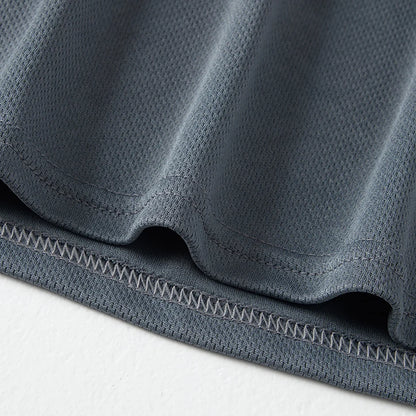 2-pcs Men's Quick-drying Exercise Black-and-white Suit Running Fitness Breathable Short Sleeve Comfortable Joker Playing Shorts