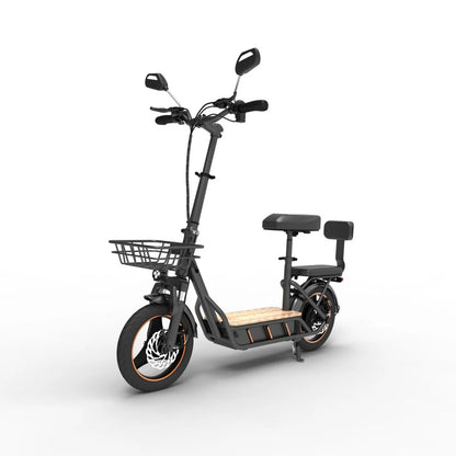 KuKirin C1 Pro Foldable Adult Electric Scooter with Seat E-Scooter 45 km/h Electric Kick Scooter 500W Skateboards Kickboard.