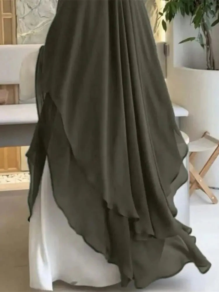 Ramadan Khimar Abaya Saudi Arabia Turkey Islam Muslim Hijab Dress Prayer Clothes Abayas For Women Kebaya Robe Femme Musulmane.