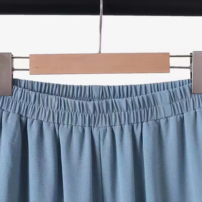 Frauen Casual Muslimischen Anzug Solide Abaya Eid Ramadan Langarm Bluse + Hosen 2-teiliges Set Dubai Türkei Kaftan Frauen islamische Kleidung.