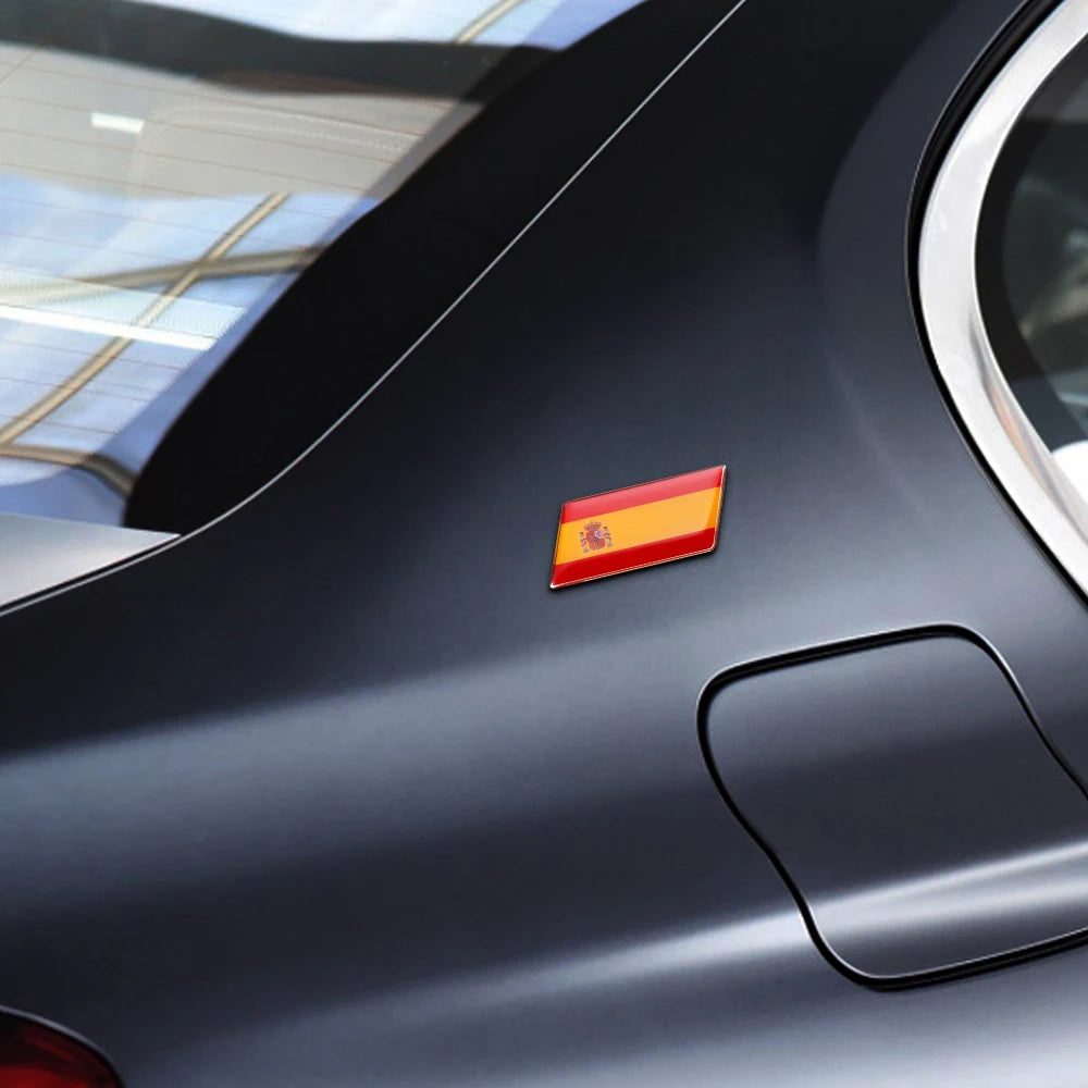 3D Epoxy Sweden France Germany Car Flag Sticker for Peugeot 308 3008 307 207 208 508 2008 306 406 4008 5008 206 408 407 2008.