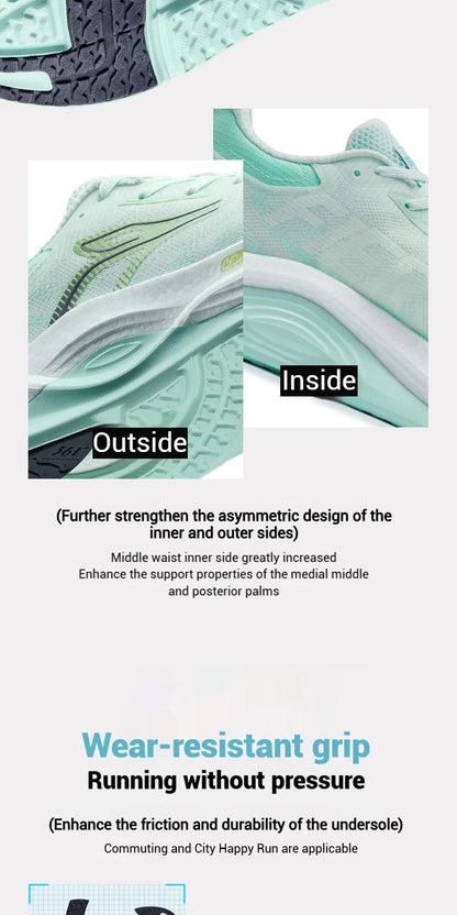 361 Degrees Fierce 5 Men Running Shoes New Soft Breathable Rebound Non-slip Shock-absorber Wear-resistant Male Sneaker 672522218.