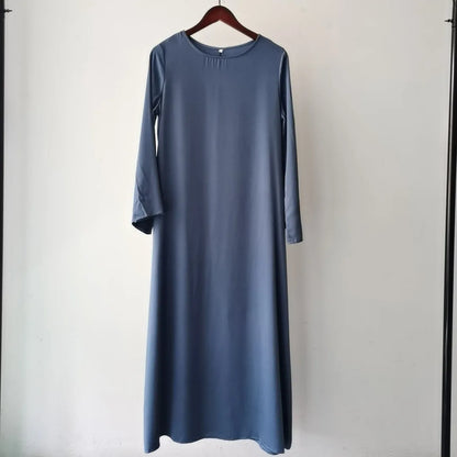 (No Scarf) Ramadan Eid Abaya Damen Dubai Luxury Kebaya Muslim Abayas Women Kaftan Long Dress Islam Dresses Caftan 9 Colors S-2XL