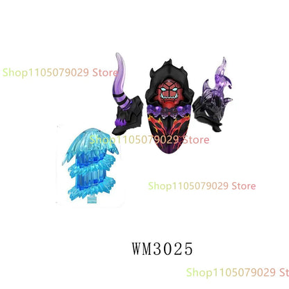 WM6220 WM6221 Anime Cartoon TV Toy Sung Jin Woo Solo Leveling Man S Hunter Level Up Building Blocks for Kids Collect Toys Gift