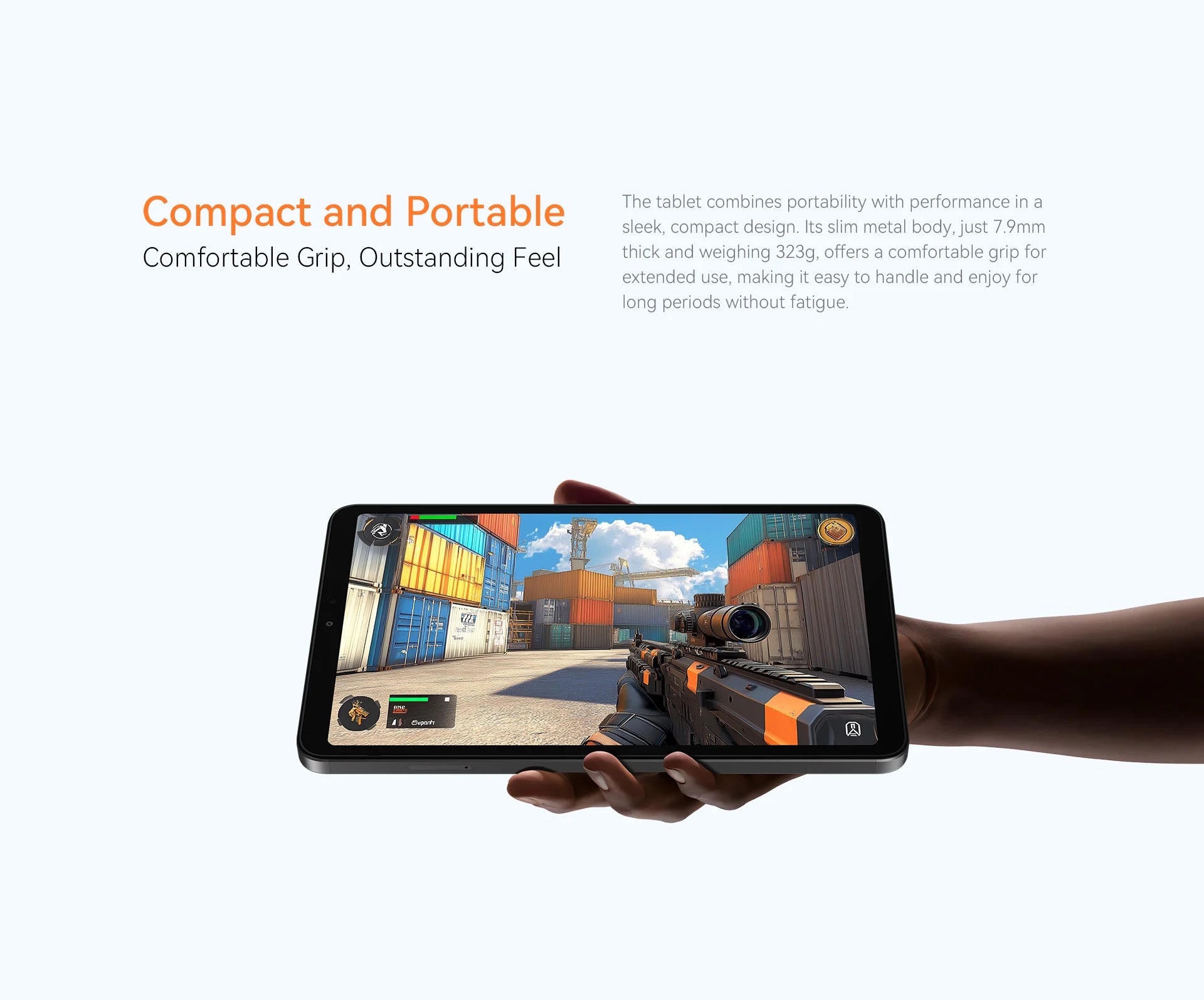 ALLDOCUBE iPlay60 mini Turbo Tablet 8.4" 60Hz Snapdragon 6 Gen1 16GB(8GB+8GB Virtual) RAM 128GB ROM WiFi 5500mAh Android 14.