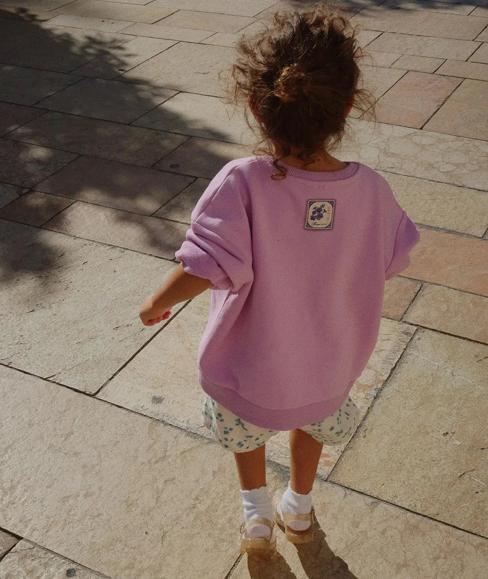 Konges Slojd Autumn Baby Boys Cotton Loose Sweatshirts Shorts Suits Kids Clothes Girls Casual Printed Striped Hoodies Tops Sets.