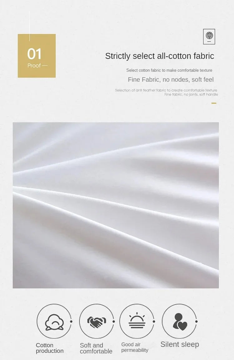 Down duvet 95 white goose down five-star hotel warm double single duvet core goose down duvet.