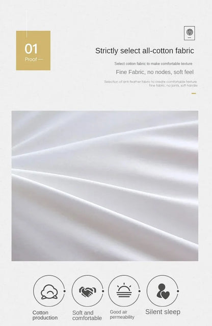 Down duvet 95 white goose down five-star hotel warm double single duvet core goose down duvet.