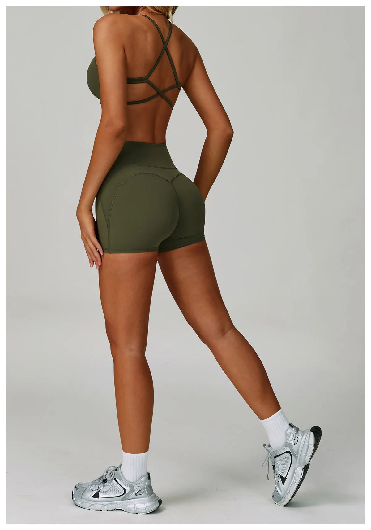 Cross Shoulder Straps Sports Bra Anti-Sweat Fitness Top Women Yoga Bra Shockproof Crop Top Push Up Sport Bra Gym Bra Workout Top.