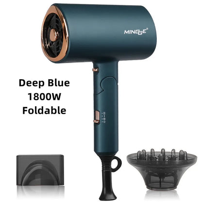 Professional Hair Dryer With High Air Volume And Quick Drying Negative Ion Hair Care EU/US/UK/AU Plug For Home Use Hair Dryer