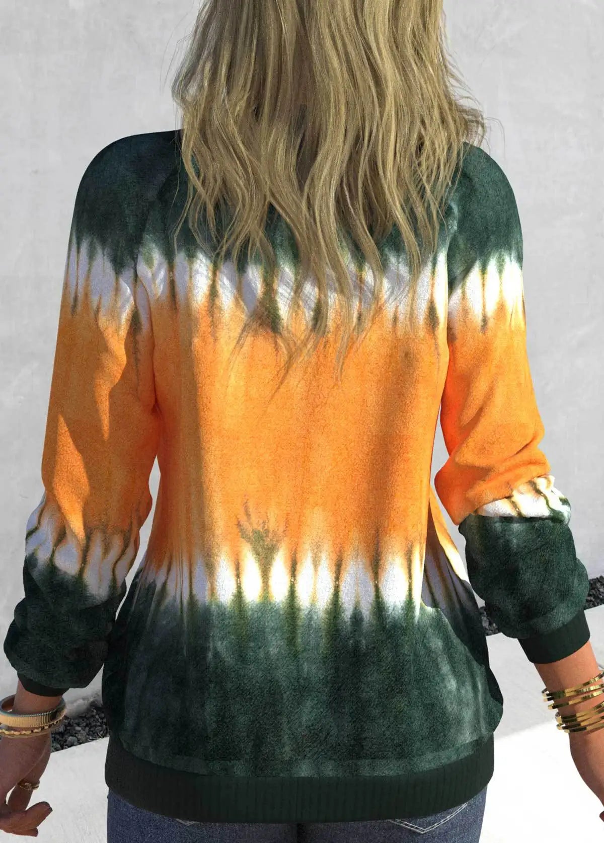 Pullovers Casual Sweatshirts For Women Tie Dyed Tops Autumn Fashion Streetwear y2k Clothes Ropa de Mujer Sudaderas