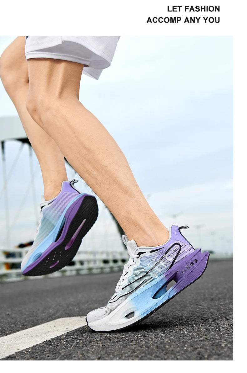 Cushioning Running Shoes 9PRO for Men Carbon Board Sneakers Outdoor Training Sports Lightweight Breathable Shoes Women's 2025