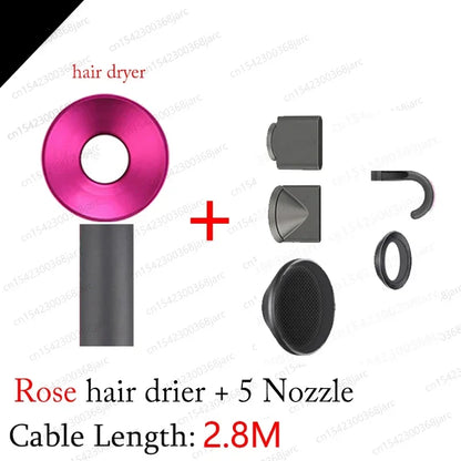 SenCiciMen Professinal Hair Dryer Negative Ion Blow Dryer Quick Dry Leafless Hairdryer Salon Home Constant Temperature Hair Care