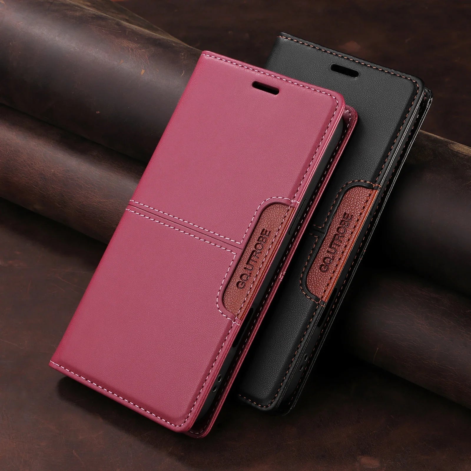 Leather Phone Case for Xiaomi Mi 14T 13T 12T 11T Pro Magnetic Flip Wallet for Mi Poco X7 X6 X5 F6 M6 Pro X3 F3 Card Wallet Cover.