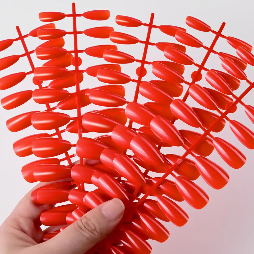 120Pcs Shinny Milk White Press on Nails Medium Almond Fake Gel Nails Glossy Solid Colored Fake Nail Tips Daily Wear Manicure DIY.