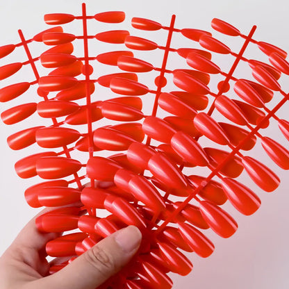 120Pcs Shinny Milk White Press on Nails Medium Almond Fake Gel Nails Glossy Solid Colored Fake Nail Tips Daily Wear Manicure DIY.