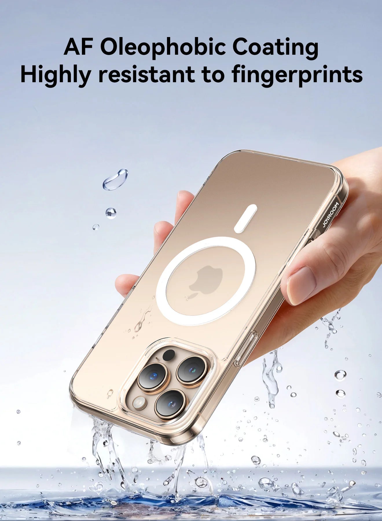 Joyroom Magnetic Frosted Case For iPhone 17 16 Pro Max Case Shockproof Matte Cover For iPhone 16 Wireless Charger Magnet Case.