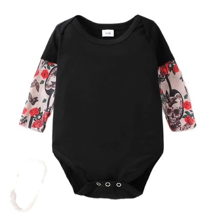 Sommer Baby Boy Kleidung Body suits Mode Neugeborenen Stram pler gefälschte zwei tätowierte Ärmel Baumwolle bequeme Baby Bodysuit Einteiler.