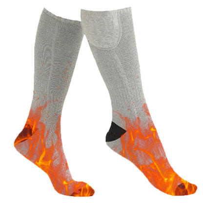 Electric Heating Socks 3 Level Temperature Winter Heating Socks Cold-Proof Winter Warm Thermal Socks for Cycling Camping Skating.