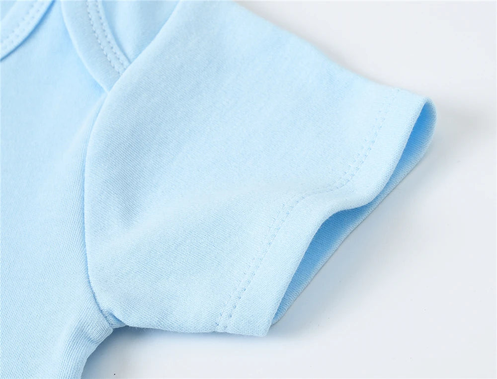 3 Teile/los Neugeborenen Baby Body 100% Baumwolle Kurzarm 3M 6M 9M 12M Mädchen Kleidung coole Druck Infant Overall.