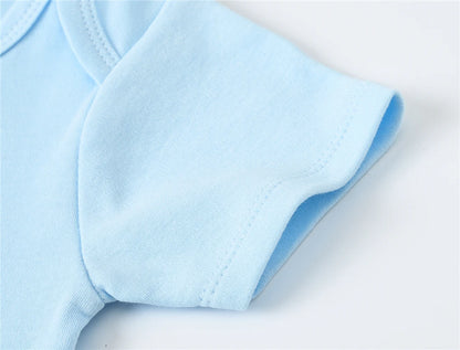 3 Teile/los Neugeborenen Baby Body 100% Baumwolle Kurzarm 3M 6M 9M 12M Mädchen Kleidung coole Druck Infant Overall.