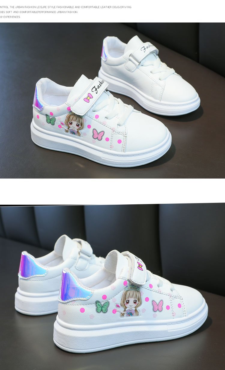 zapatillas Kid Shoe Kid Casual Shoe Spring 2023 New Kid sneakers Shoes Leather Upper Girl Shoe Kid Small White Shoes Board Shoes.