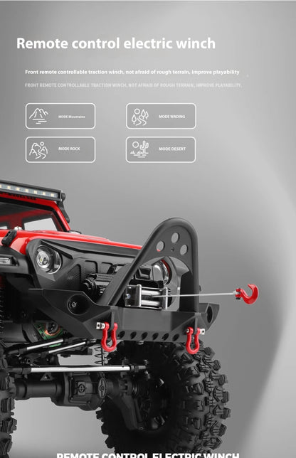 1/10 WLtoys 104006 Remote Control Car Rc Craweler Car Rc Car Drift Car Full Proportional Rock Crawler 4WD Off-road Truck Toys