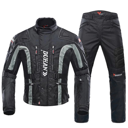 New Winter Motorcycle Jacket Warm Motorcycle Pants Wear-resistant Motorcycle Motocross Jacket Windproof Moto Protector