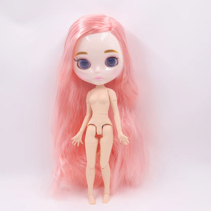 ICY DBS Blyth Doll 1/6 Joint Body 30CM BJD toys Natural shiny face with extra hands AB DIY Fashion Dolls girl gift.
