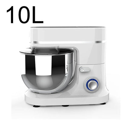 10L Chef machine and noodle machine, stainless steel bowl, high-power egg beater, noodle mixer, egg beater.