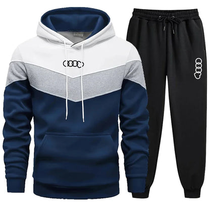 Herrenbekleidung, lässiges Sweatshirt, Anzug, Sweatshirts für Herren, tägliche dreifarbige Hoodies, heiße, hochwertige 2024, Sport-Trainingsanzug, Joggen