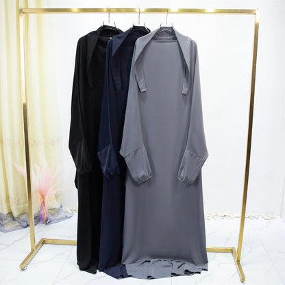 Women's Traditional Arabian Batwing Sleeve Abaya Muslim Loose Maxi Length Dress Women Jilbabs.