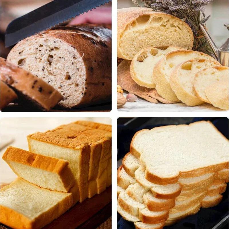 1PC Toast slicing knife holder Foldable plastic cutting tool Sandwich cutting mold Toast Slicer Household baking tools.