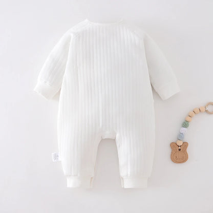 Jungen Mädchen Body Neugeborenen Winter Onesie Kleidung Baumwolle Kleinkind Hause Tragen 0-6M Verdickte Frühling und Herbst Kleidung.