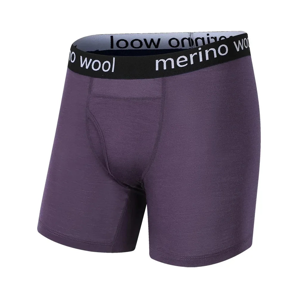 Herren-Boxershorts aus Merinowolle, Herrenunterwäsche, 100 % Merinowolle, Herren-Boxershorts aus Merinowolle, weich, bequem, atmungsaktiv, feuchtigkeitsableitend, USA-Größe