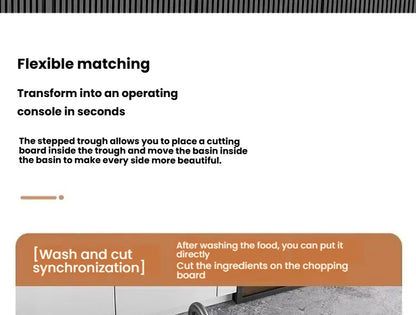 Gray Large Single Slot Stainless Steel Kitchen Sink Multifunctional Wash Dish Basin Nano Honeycomb Embossed Undermount Basin