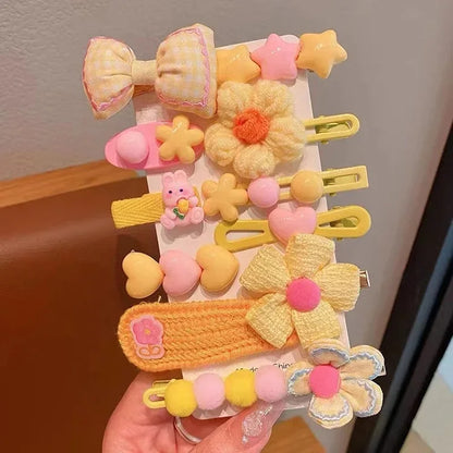 2023 New Children's Hairpin Headwear Women's Cute Baby Hair Accessories Hair Clips Edge Clips Serenity Hair Accessories.