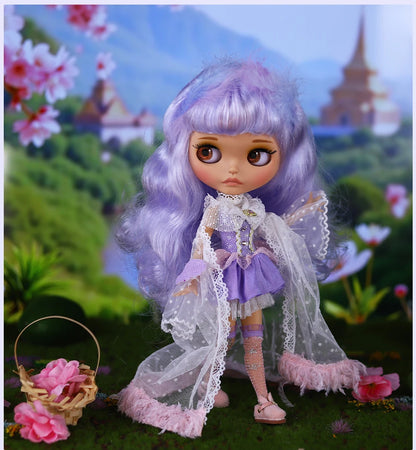 ICY DBS Blyth Doll BJD Joint Body tan Skin Matte Face Set Doll 1/6 30cm Girl Gift Anime SD