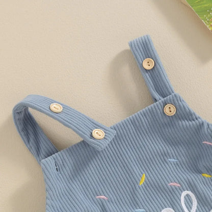 Baby ersten Geburtstag Stram pler, ärmellose Knopf verschluss Buchstaben Bodysuit lässige Overalls für Mädchen Jungen.